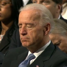 Biden sleeping